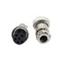 کانکتور فلزی نظامی 6PIN  GX16