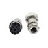کانکتور فلزی نظامی 8PIN GX16 |فروش عمده