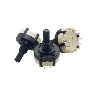 کلید سلکتور پلاستیکی RS26 شش حالته 2 پل