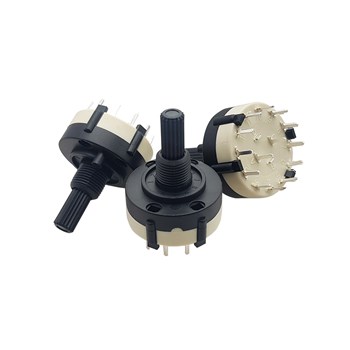 کلید سلکتور پلاستیکی RS26 شش حالته 2 پل