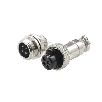 کانکتور فلزی نظامی 4PIN  GX12