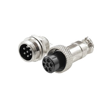 کانکتور فلزی نظامی 7PIN  GX12|فروش عمده