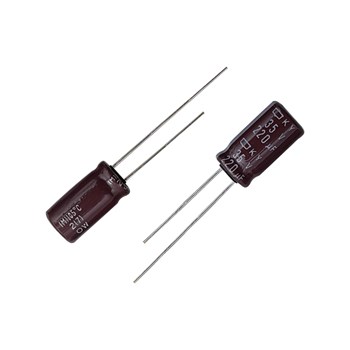 خازن الکترولیت نواری NIPPON 8x15 220uF-35V