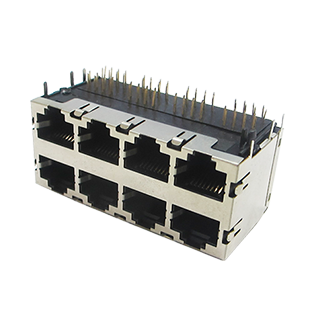 کانکتور شبکه 2x4 مادگی روبردی RJ45