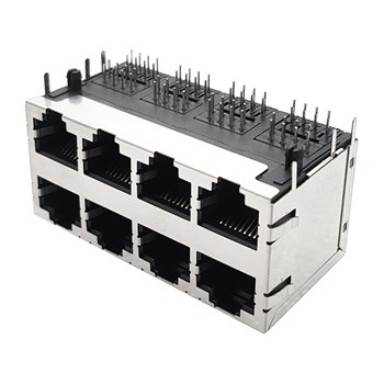 کانکتور شبکه 2x4 مادگی روبردی RJ45