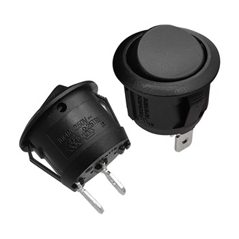 کلید راکر شستی گرد 2PIN