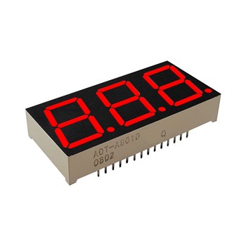 سون سسگمنت سه دیجیت آند قرمز AOT-A801D 54x26