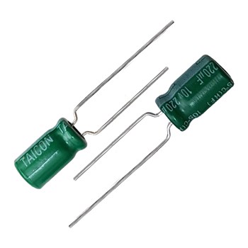 خازن الکترولیت نواری TAICON 6.3x11 220uF-10V