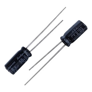 خازن الکترولیت نواری RUBYCON 5x11 6.8uF-50V