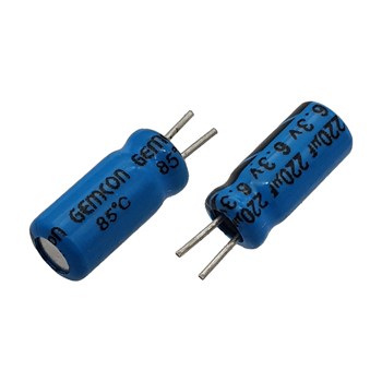 خازن الکترولیت GEMCON 5x11 220uF-6.3V