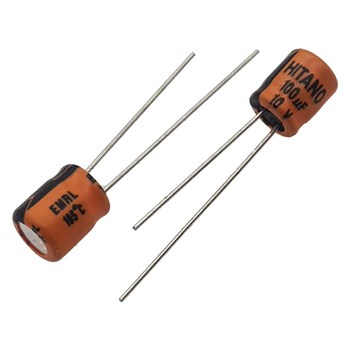 خازن الکترولیت HITANO 6.3x7 100uF-10V