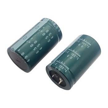خازن الکترولیت NICHICON 35x60 650uF-450V