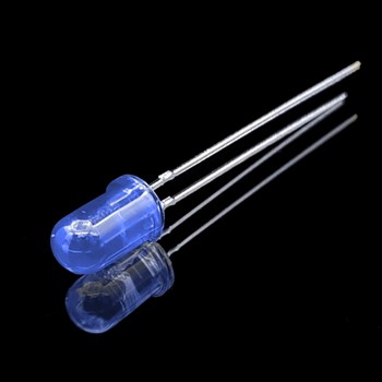 ال ای دی 5mm آبی مات پایه بلند