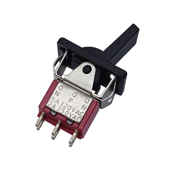 کلید چکشی سه حالته شش پین دسته پلاستیکی RLS-203