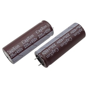 خازن الکترولیت CAPXON 18x50 220uF-450V پایه کوتاه