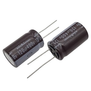 خازن الکترولیت NICHICON 18x30 120uF-400V