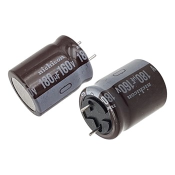 خازن الکترولیت NICHICON 16x20 180uF-160V پایه کوتاه