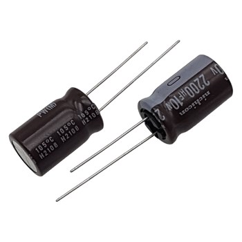 خازن الکترولیت NICHICON 12.5x20 2200uF-10V