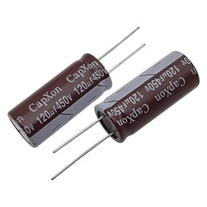 خازن الکترولیت CAPXON 16x37 120uF-450V