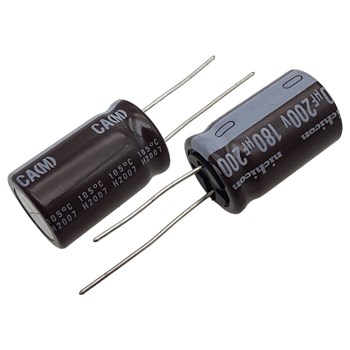 خازن الکترولیت NICHICON 16x25 180UF-200V