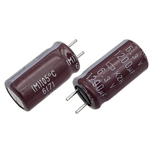 خازن الکترولیت NIPPON 8X15 1200UF-6.3V پایه کوتاه