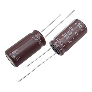 خازن الکترولیت NIPPON 12.5X25 390UF-63V