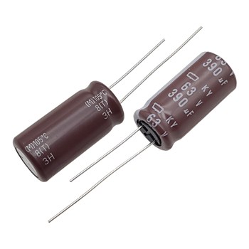 خازن الکترولیت NIPPON 12.5X25 390UF-63V
