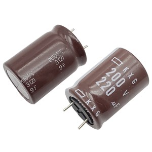خازن الکترولیت NIPPON 18x25 220uF-200V پایه کوتاه