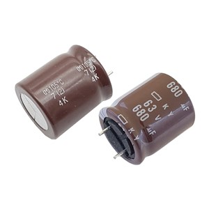 خازن الکترولیت NIPPON 18x20 680uF-63V پایه کوتاه