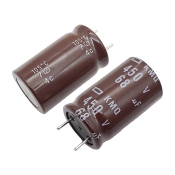 خازن الکترولیت NIPPON 16x26 68uF-450V پایه کوتاه