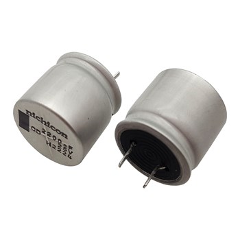 خازن الکترولیت NICHICON 16x16.5 2200uF-25V SOLID پایه کوتاه
