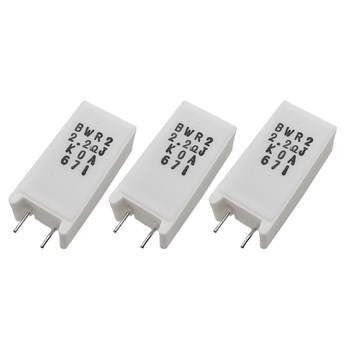 مقاومت آجری ایستاده 2.2ohm 5W برند KOA ژاپن
