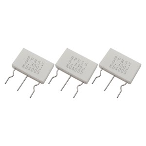 مقاومت آجری ایستاده BPR55 0.33ohm 5W+5W برند KOA ژاپن