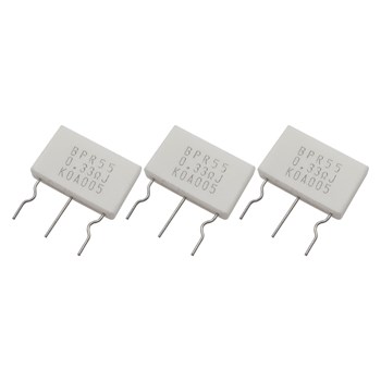 مقاومت آجری ایستاده BPR55 0.33ohm 5W+5W برند KOA ژاپن