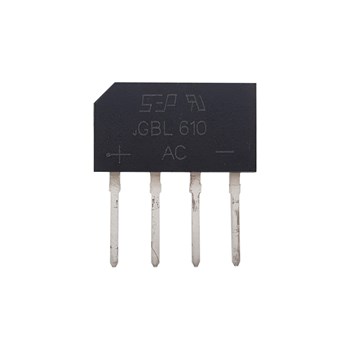 پل دیود شانه ای GBL610 6A