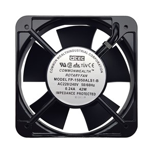 فن بلبرینگی ALUMINUM 15x15x5 220V 15055