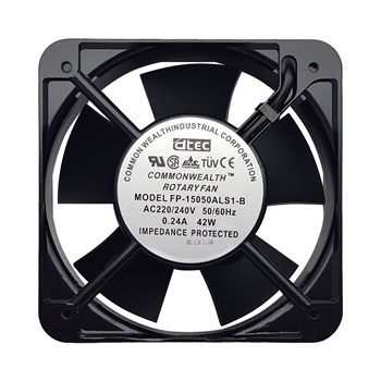 فن بلبرینگی ALUMINUM 15x15x5 220V 15055