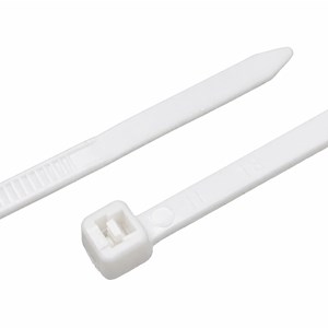 بست کمری پلاستیکی سفید 4x250mm بسته 100 عددی