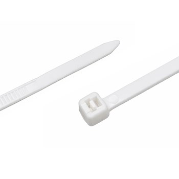 بست کمری پلاستیکی سفید 3x100mm بسته 100 عددی