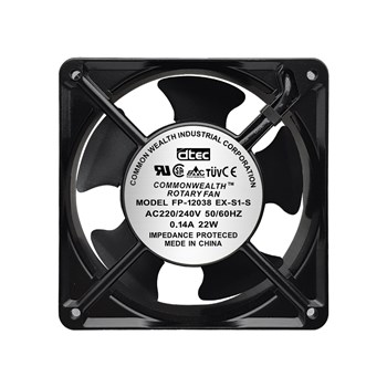فن بوشی 12x12x3.8 220V 12038