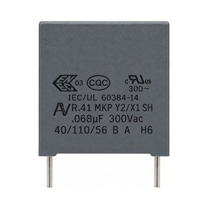 خازن KEMET P15 683-300VAC MKP پایه کوتاه 