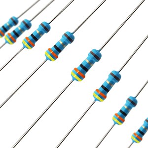 مقاومت 43ohm 1/4W 1% بسته 100 عددی