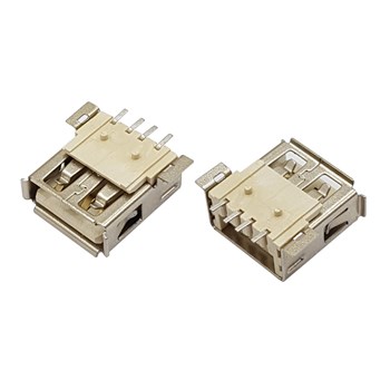 USB SMD Female R/A Type A 1x04