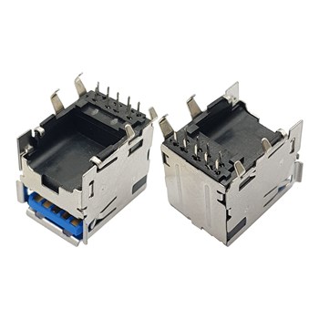 USB 3.0 Female R/A Type A 9PIN