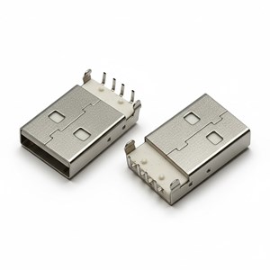 USB Male R/A Type A 1x04 